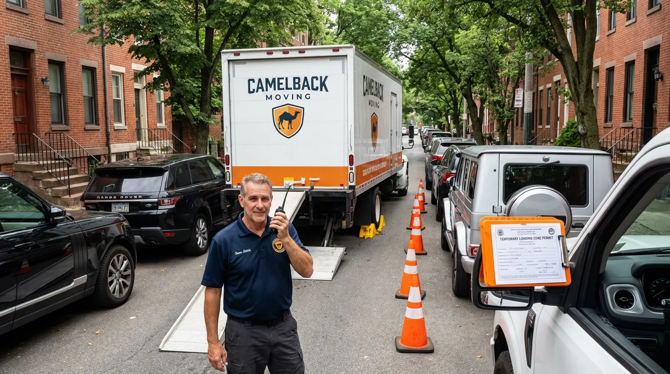 City street loading permit setup in Lebanon, NJ